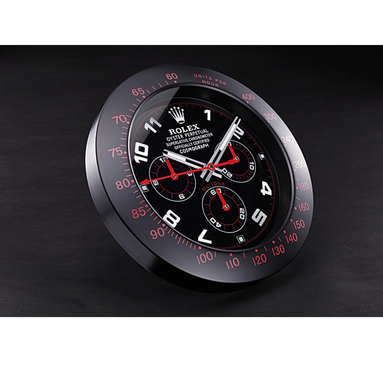 Good Copy Rolex Watches Clock Daytona Rolex Wall Cosmograph 621908 Black-Red 0627